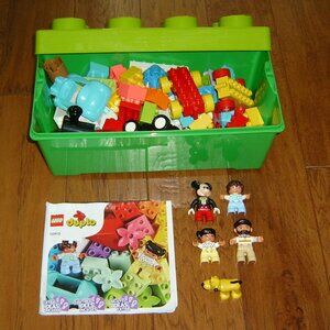 LEGO 10913 DUPLO Classic Brick & Storage Box w/Extras. VGUC